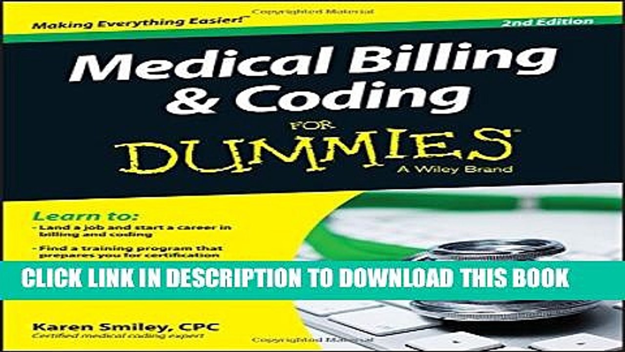 [Read PDF] Medical Billing and Coding For Dummies Ebook Online