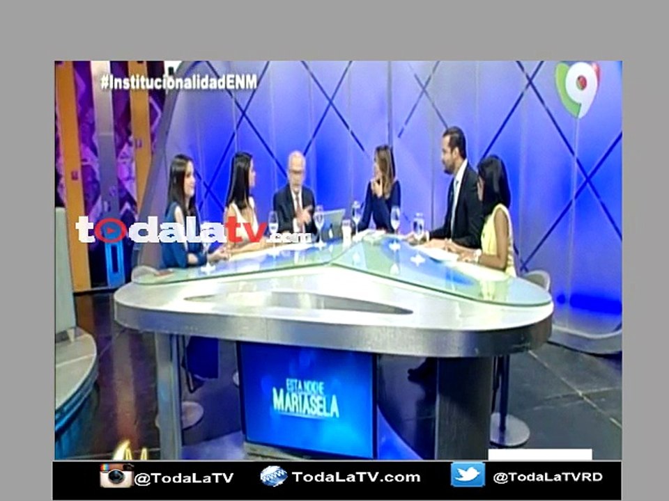 La institucionalidad en el país Segmento La Mesa Pt2-Esta Noche Mariasela-Video