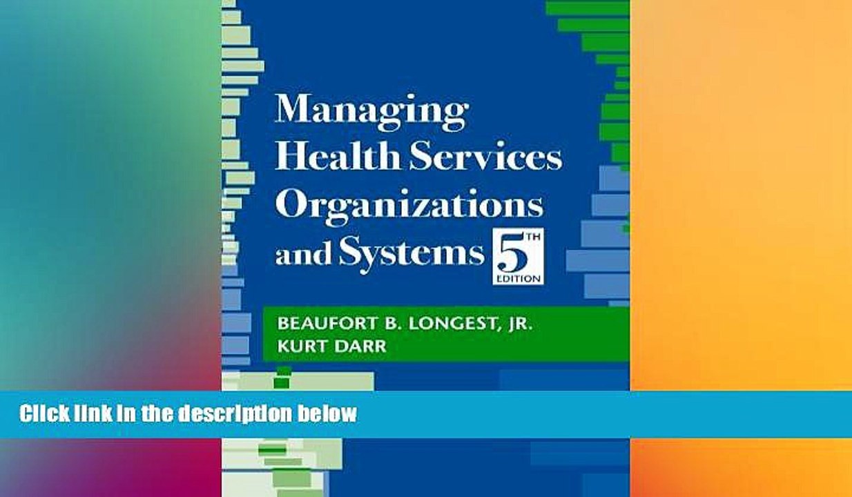 behold  Managing Health Services Organizations and Systems