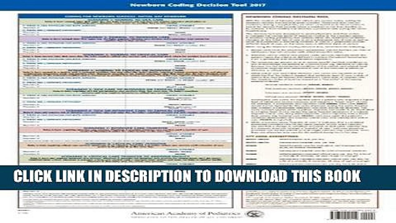 [Read PDF] Newborn Coding Decision Tool 2017 Download Online