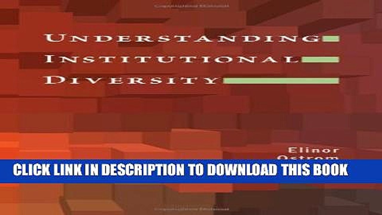 [PDF] Understanding Institutional Diversity (Princeton Paperbacks) Full Colection