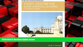 Online eBook Policy Analysis for Educational Leaders: A Step-by-Step Approach (Allyn   Bacon