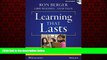 Enjoyed Read Learning That Lasts, with DVD: Challenging, Engaging, and Empowering Students with