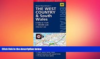 READ book  West Country   Wales Road Map (AA Road Map Britain)  FREE BOOOK ONLINE