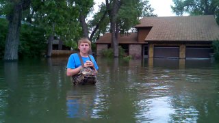 Pierre SD Missouri River Flooding Frontier Road 6-10-2011