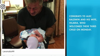 Alec Baldwin and wife Hilaria welcome baby No. 3