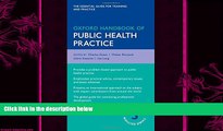 complete  Oxford Handbook of Public Health Practice (Oxford Medical Handbooks)