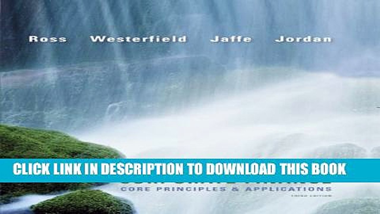 [PDF] Corporate Finance: Core Principles and Applications (Mcgraw-Hill/Irwin Series in Finance,