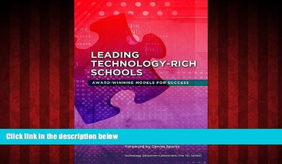 Online eBook Leading Technology-Rich Schools (Technology   Education, Connections (Tec))