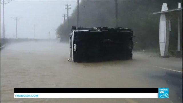 Taiwan: island hit by this year's world's strongest typhoon, category 5 superstorm Meranti