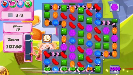 Candy Crush Saga Level 1660 color bomb Difficult finishes on last move