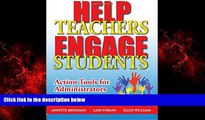 Popular Book Help Teachers Engage Students: Action Tools for Administrators