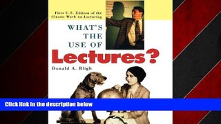 Popular Book What s The Use of Lectures?