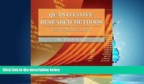 Popular Book Quantitative Research Methods for Professionals in Education and Other Fields