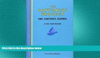 Big Deals  The Happiness Project One-Sentence Journal: A Five-Year Record  Best Seller Books Most