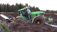 John Deere in Mud
