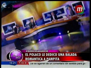 El Polaco le dedicó una canción romántica a Pampita