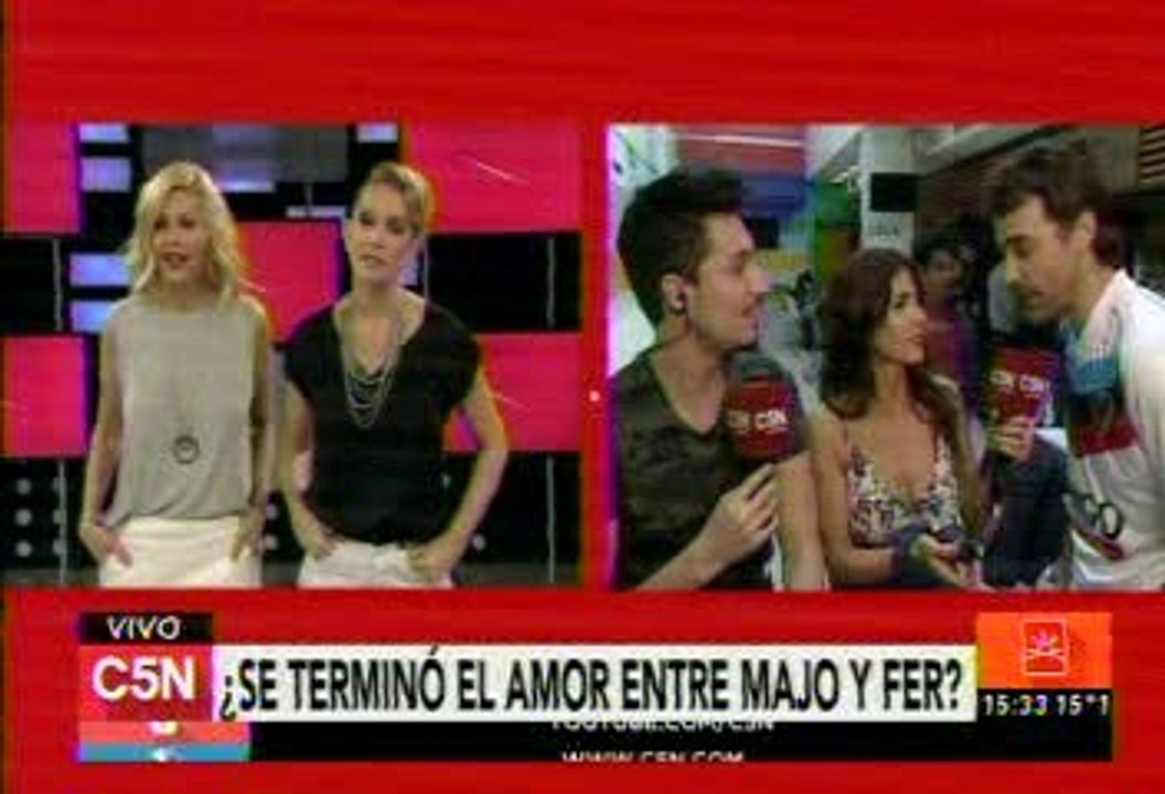 Pedro saluda a Paula en móvil C5N - 14 de Septiembre
