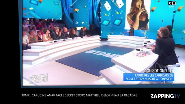 TPMP : Capucine Anav tacle Secret Story, Matthieu Delormeau la recadre (Vidéo)