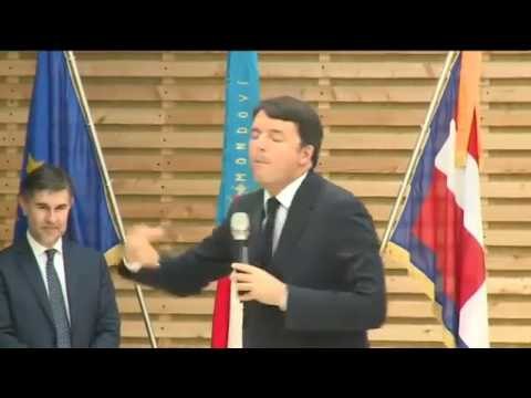 Mondovì (CN) - Renzi interviene al Nuovo Polo scolastico (14.09.16)