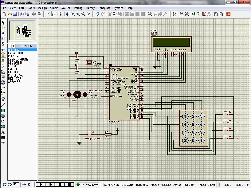 Electronic Lock with PIC 16F877A (Project)
