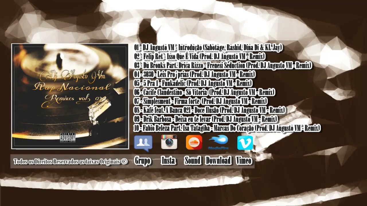 03 - Du Bronks Part. Drica Rizzo - Frenesi Seduction (Prod. DJ Augusto VM - Remix) [99.69 bpm]