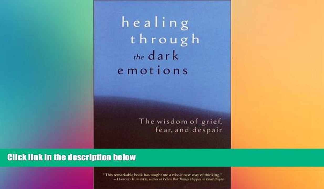 Big Deals  Healing through the Dark Emotions: The Wisdom of Grief, Fear, and Despair  Free Full