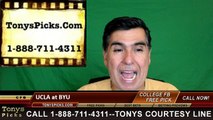BYU Cougars vs. UCLA Bruins Free Pick Prediction NCAA College Football Odds Preview 9/17/2016