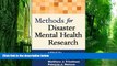 Big Deals  Methods for Disaster Mental Health Research  Free Full Read Most Wanted