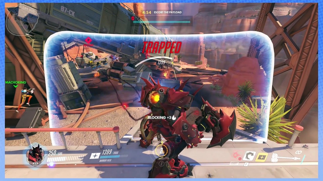 Overwatch  PROTECT THE PRECIOUS! - Steam Train !