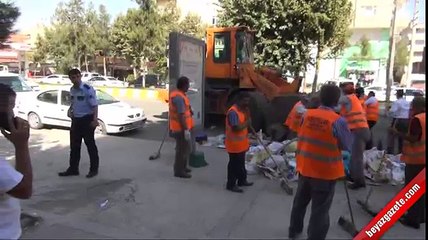 Batman polis eşliğinde temizlendi