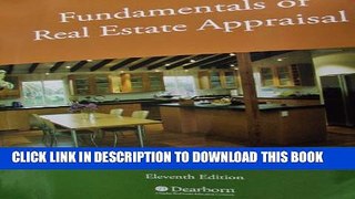 [PDF] Fundamentals of Real Estate Appraisal Popular Colection