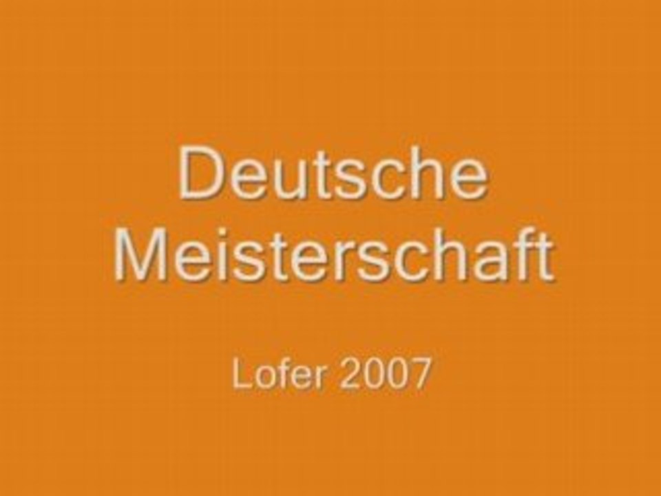 Deutsche Meisterschaft 2007
