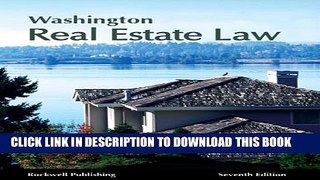 [PDF] Washington Real Estate Law - 7th edition Full Online