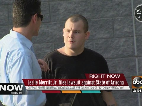 Man accused of 2015 freeway shootings to sue State of Arizona
