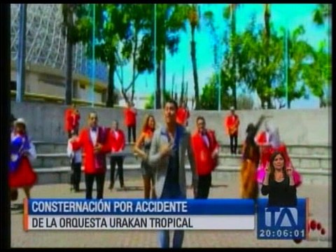Consternación y pesar por muerte de varios integrantes de la banda “Urakán Tropical”