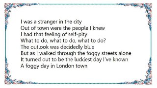 Sarah Vaughan - A Foggy Day Lyrics