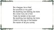 Sarah Vaughan - Be Anything But Darling Be Mine Lyrics