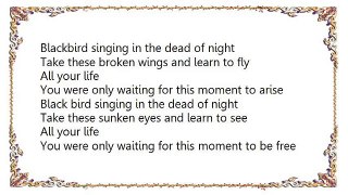 Sarah Vaughan - Blackbird Lyrics