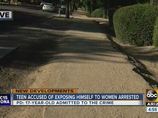 Teenager arrested for flashing women in Central PHX