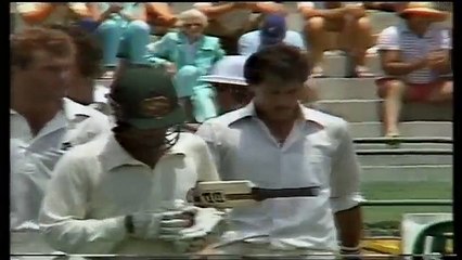 Richard Hadlee 15 wickets vs Australia 1985/86 1st test Gabba