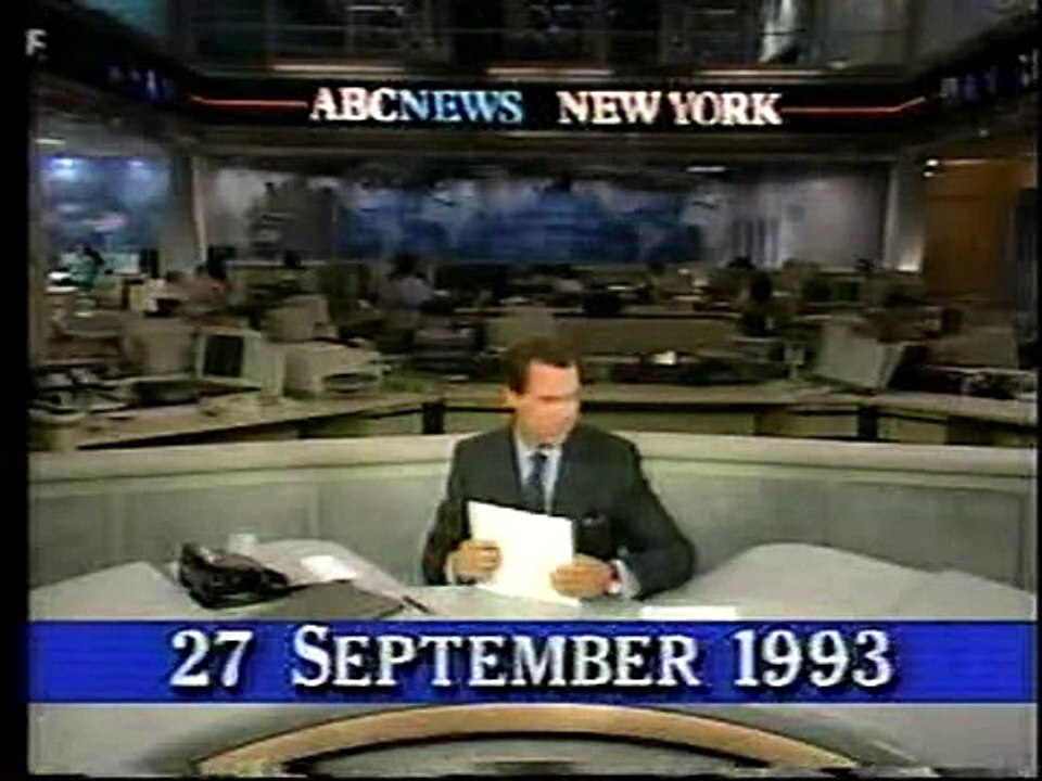 World News September 27, 1993 Part 1