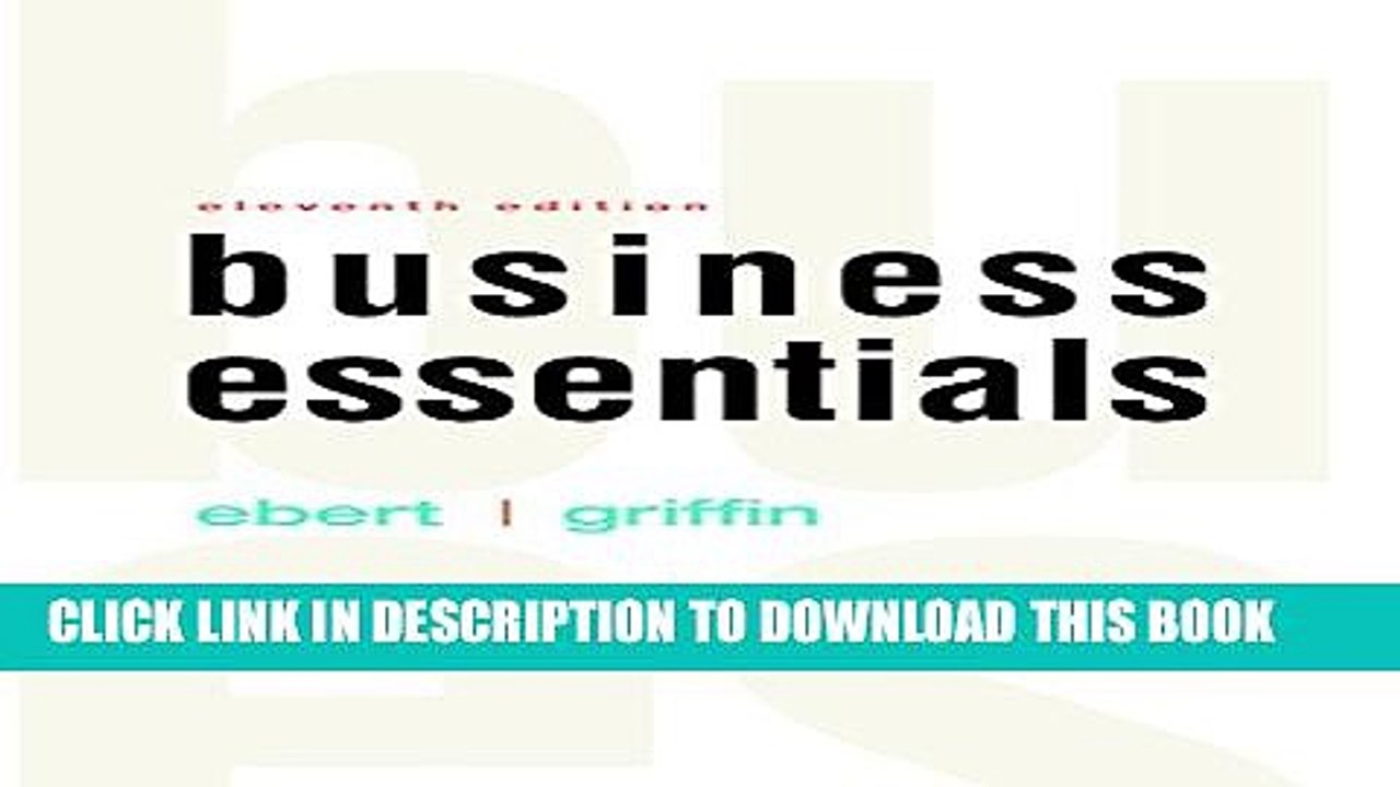 [PDF] Business Essentials (11th Edition) Popular Colection