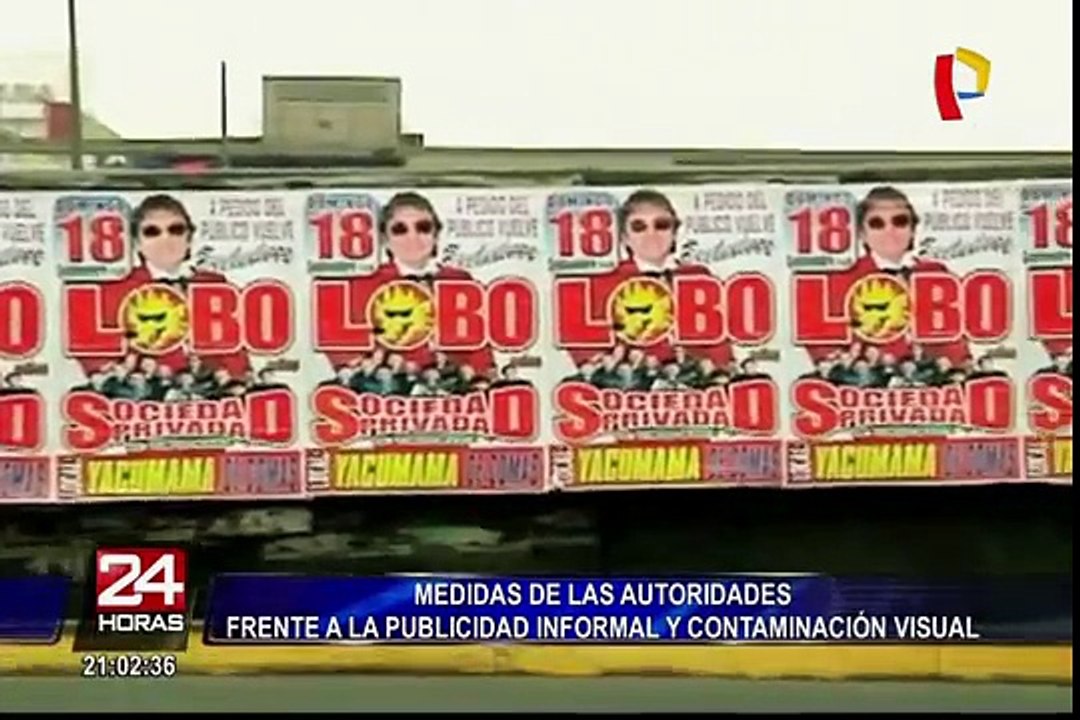 Autoridades anuncian medidas frente publicidad informal en calles de Lima