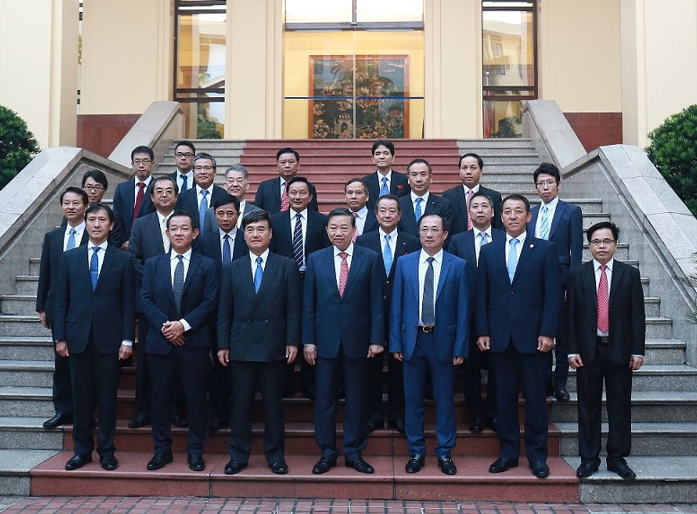 Bộ trưởng Tô Lâm tiếp Đoàn đại biểu Báo Mainichi Nhật Bản
