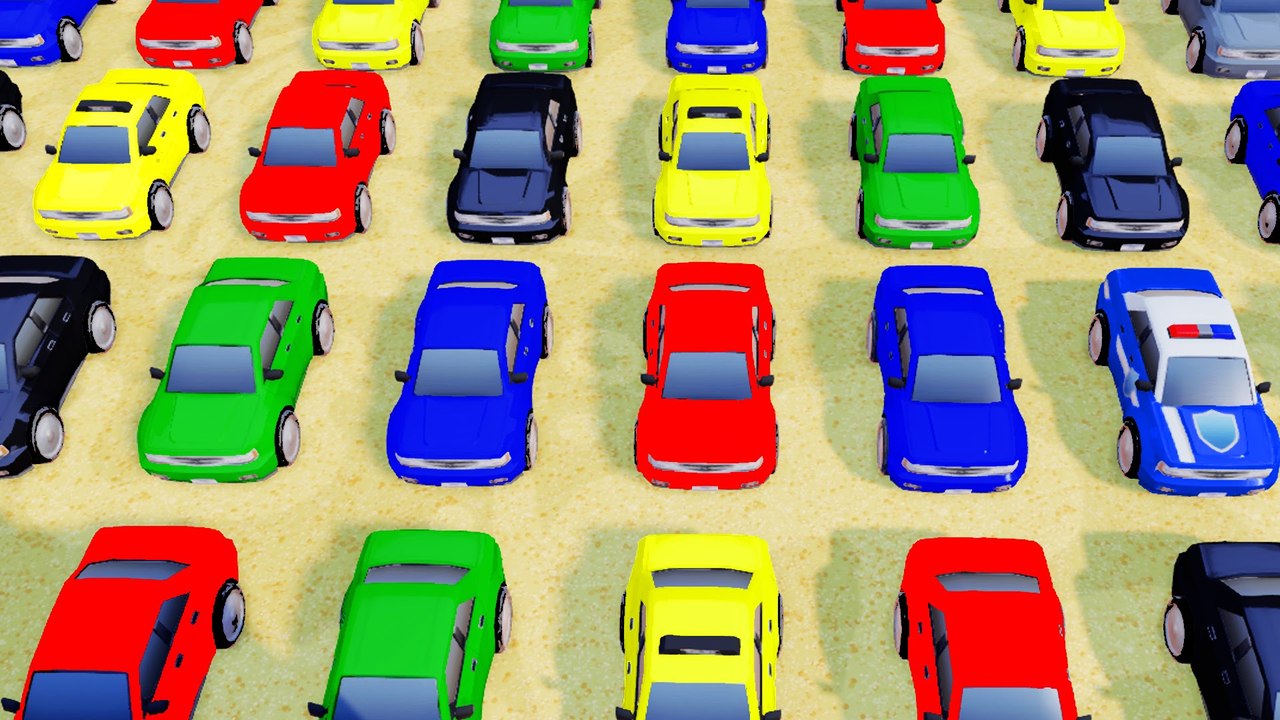 100 CARS COLORS SURPRISE For The Incredible HULK + Finger Family & Wheels On The Bus - Kids Songs