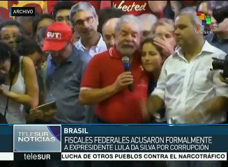 Brasil: fiscales acusan formalmente a expdte. Lula por corrupción