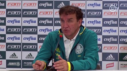 Cuca analisa desempenho do Palmeiras e afirma que equipe estava nervosa