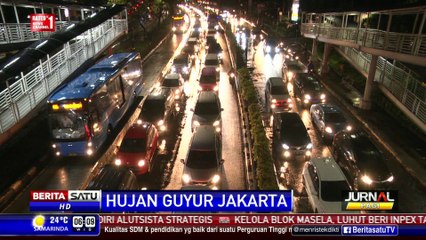 Hujan Lebat, Jalan Rasuna Said Banjir 60 Sentimeter
