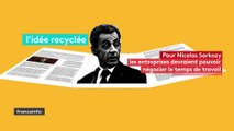 Recyclée, en vogue ou nouvelle : trois propositions de Nicolas Sarkozy